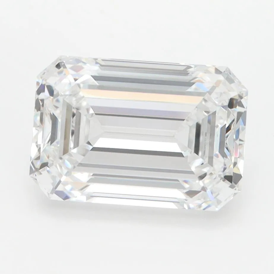 3.00ct Emerald Lab Grown Diamond (Colour D, Clarity VVS1, IGI Certified)