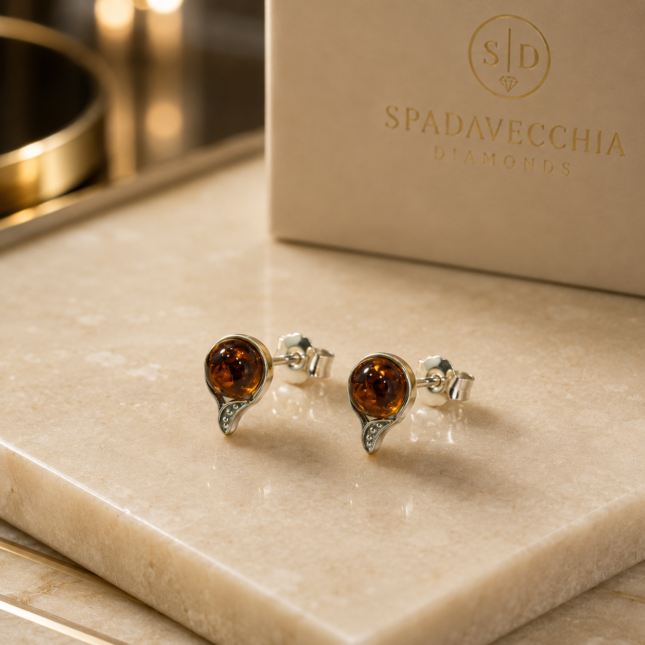 Amber Earrings