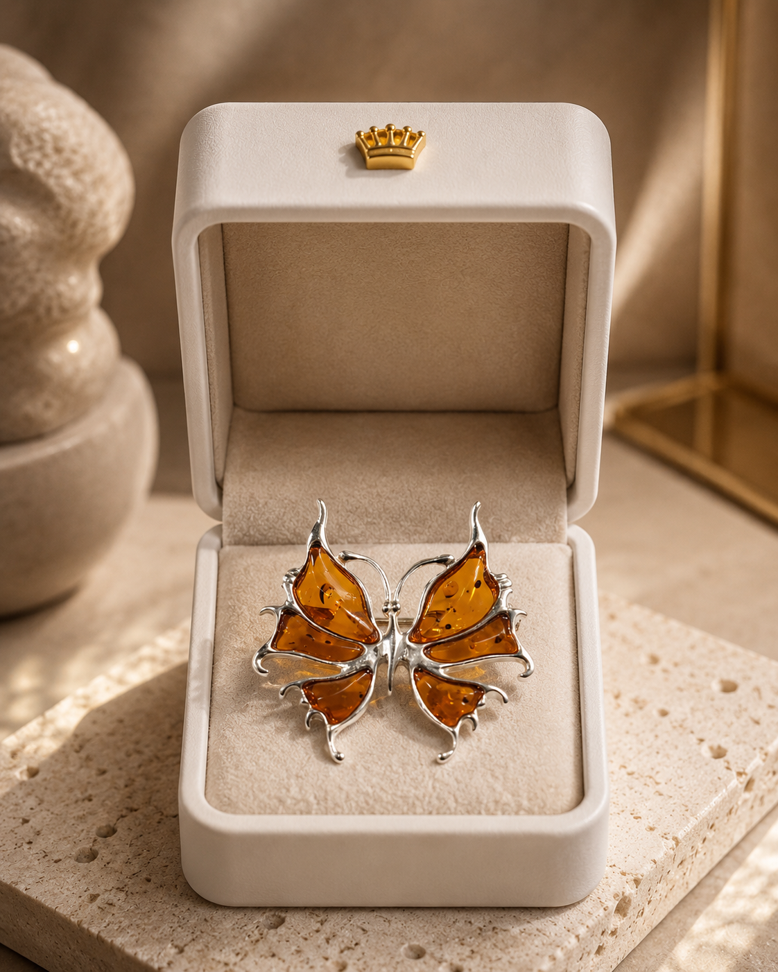 Amber Brooch