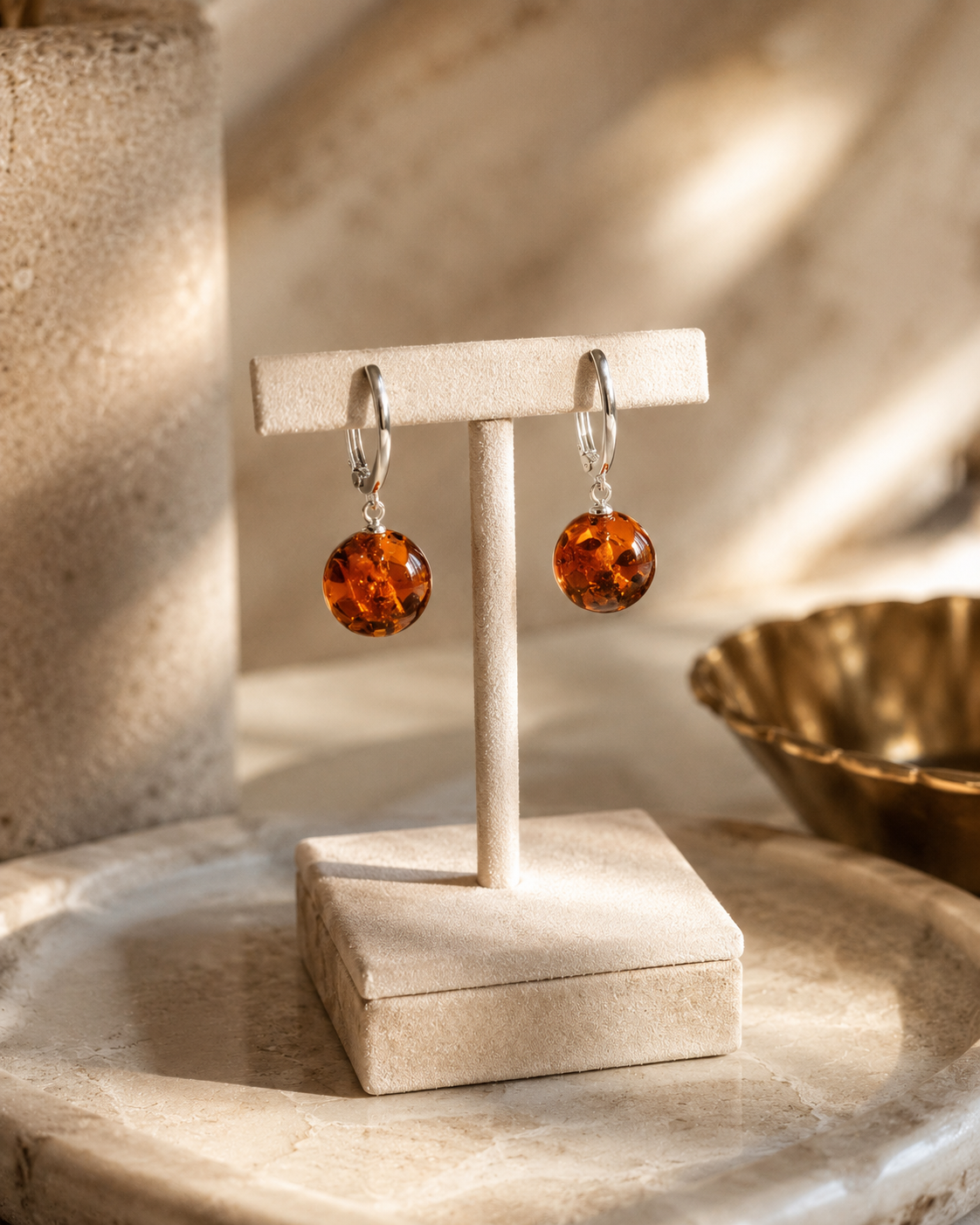Amber Earrings