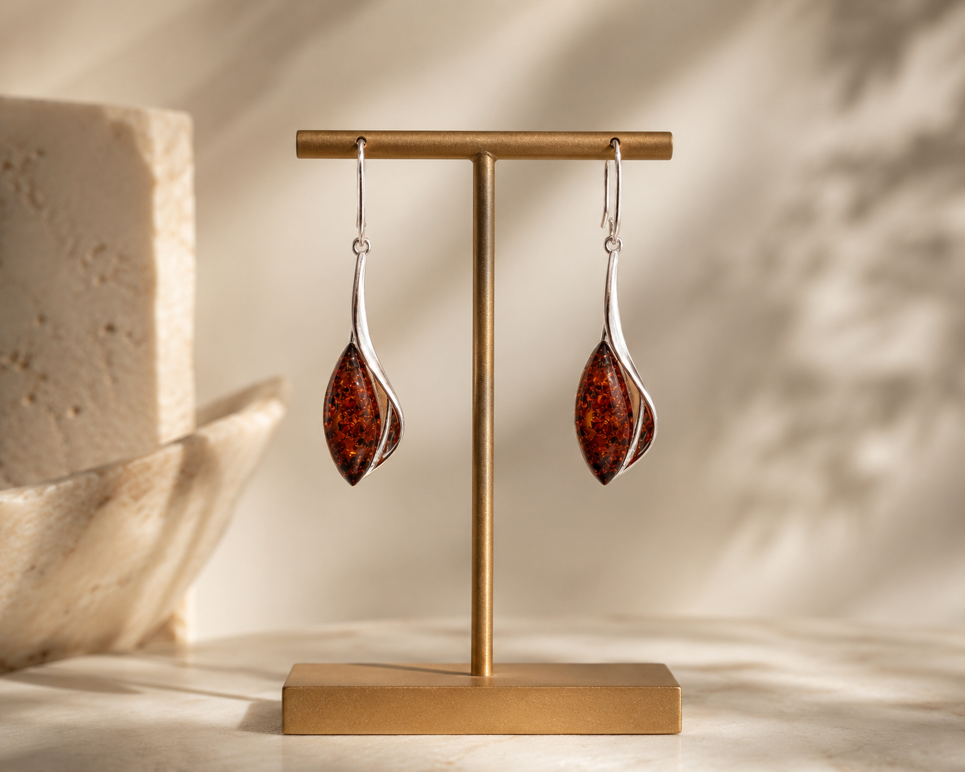 Amber Earrings