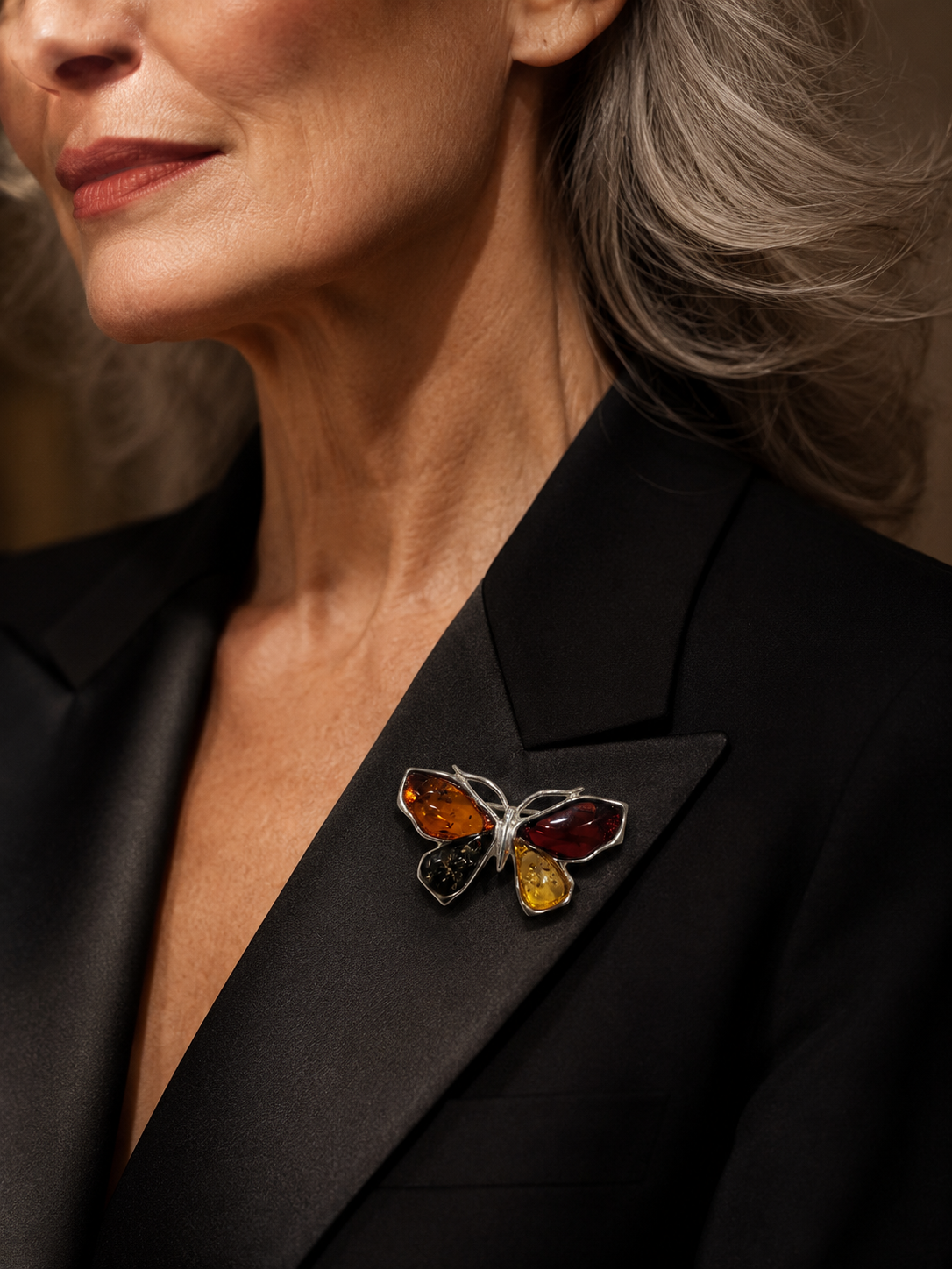 Amber Brooch