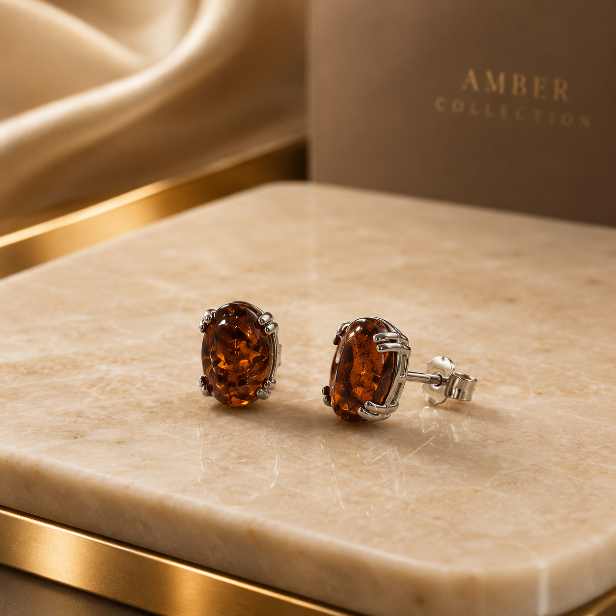 Amber Earrings