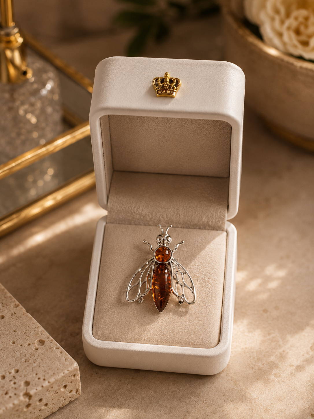 Amber Brooch