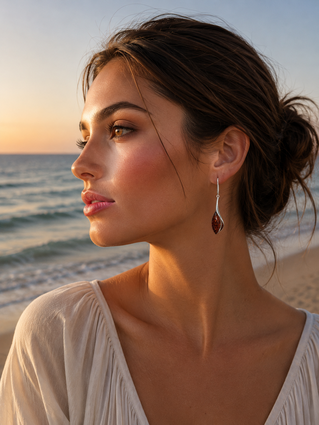 Amber Earrings