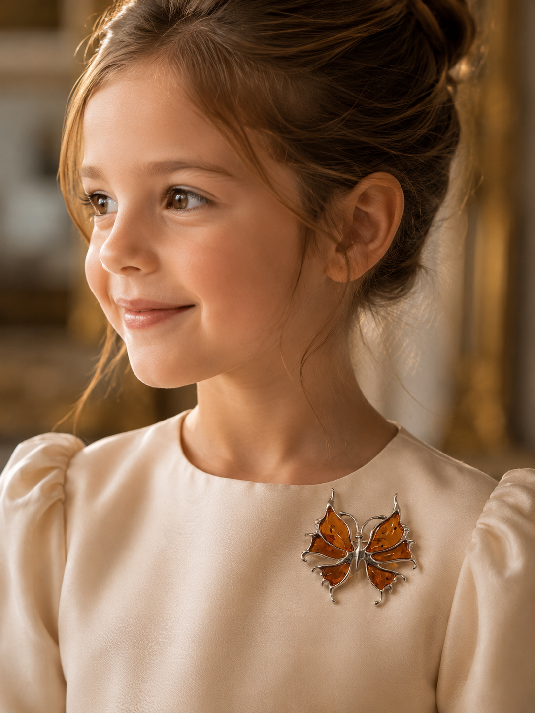 Amber Brooch